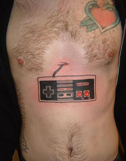 Tatouage joypad NES